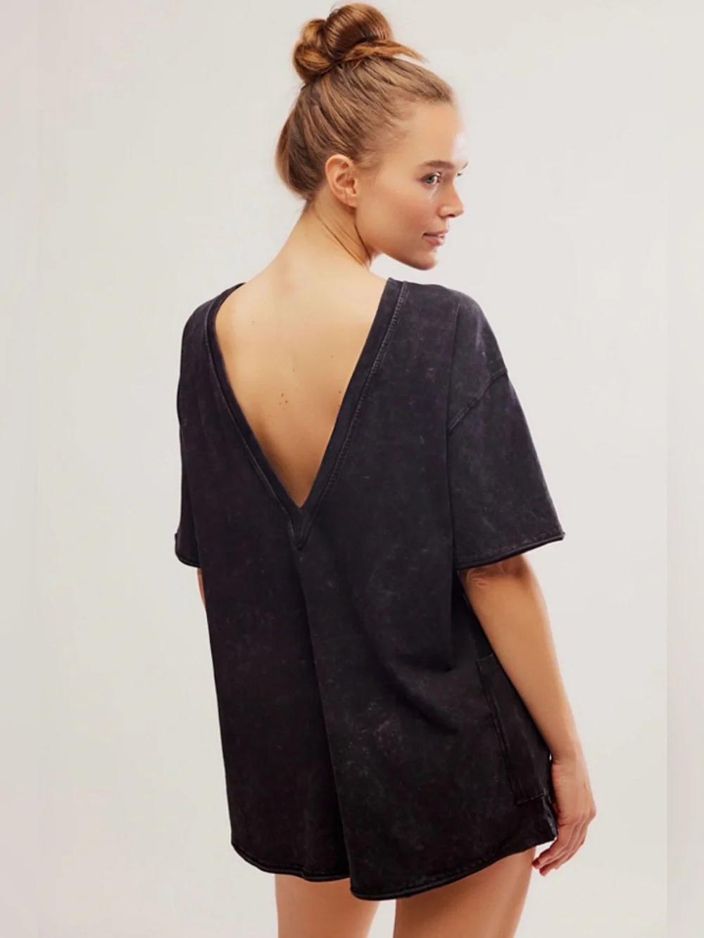 Free People Hot Shot Tee Romper